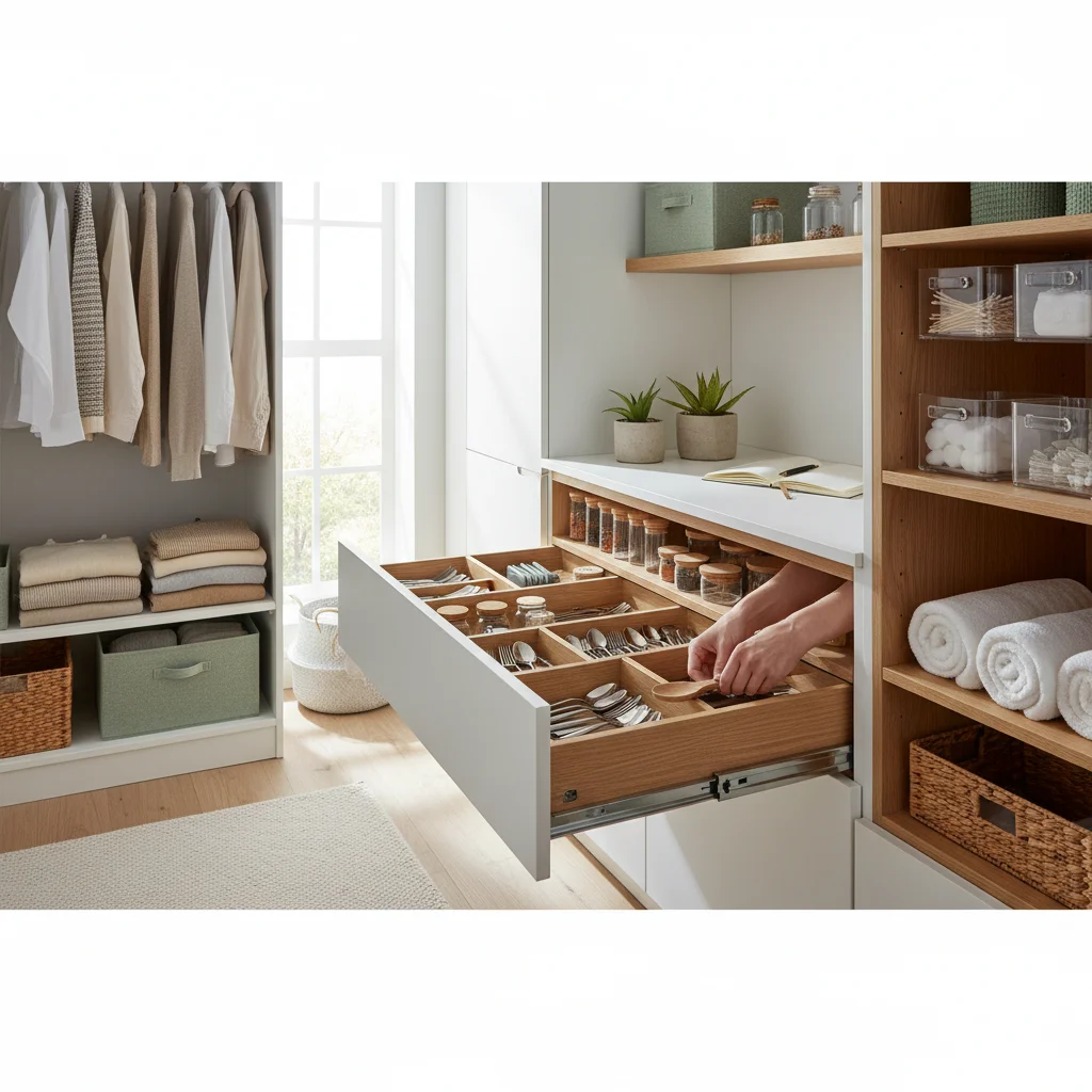 Dolap ve Çekmece Düzeni Nasıl Kurulur? 10 Pratik Adım