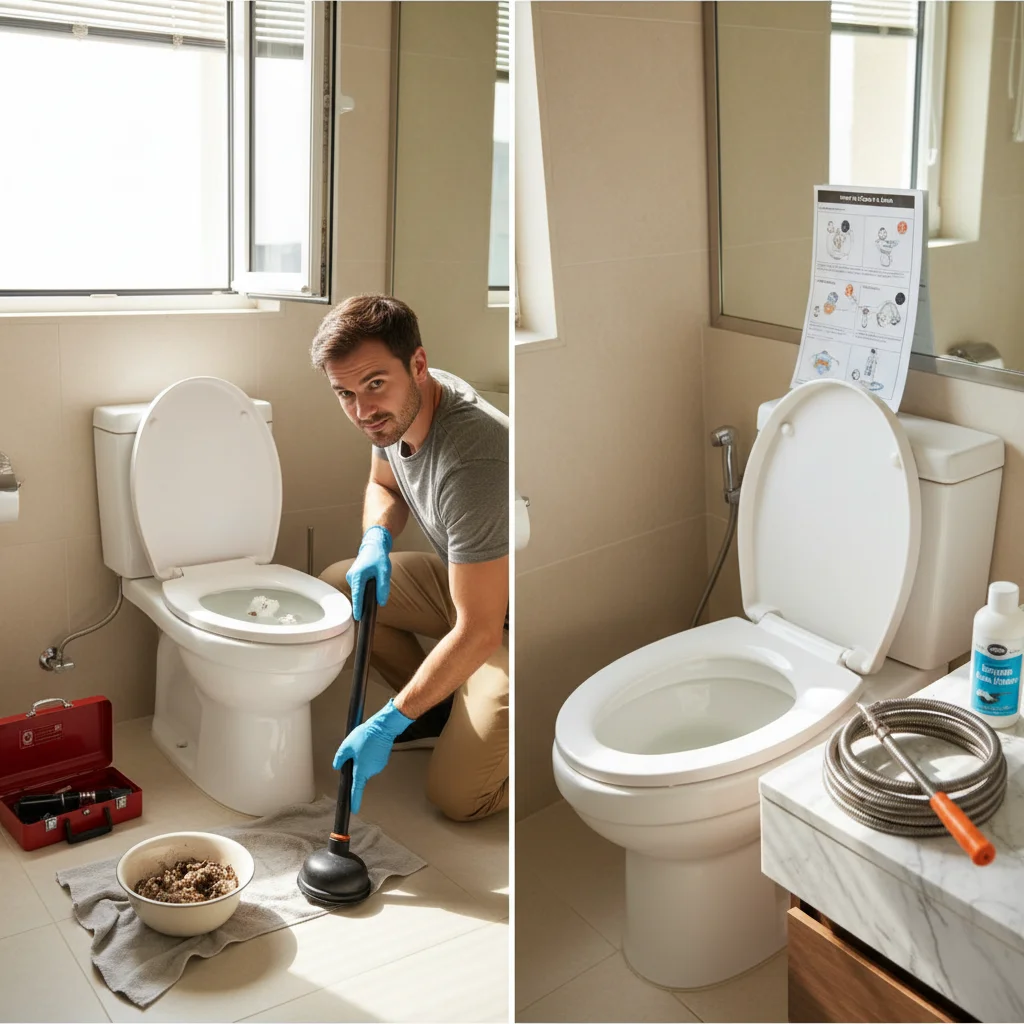 Klozet Tıkanması Nasıl Çözülür? 7 Hızlı ve Etkili Yöntem