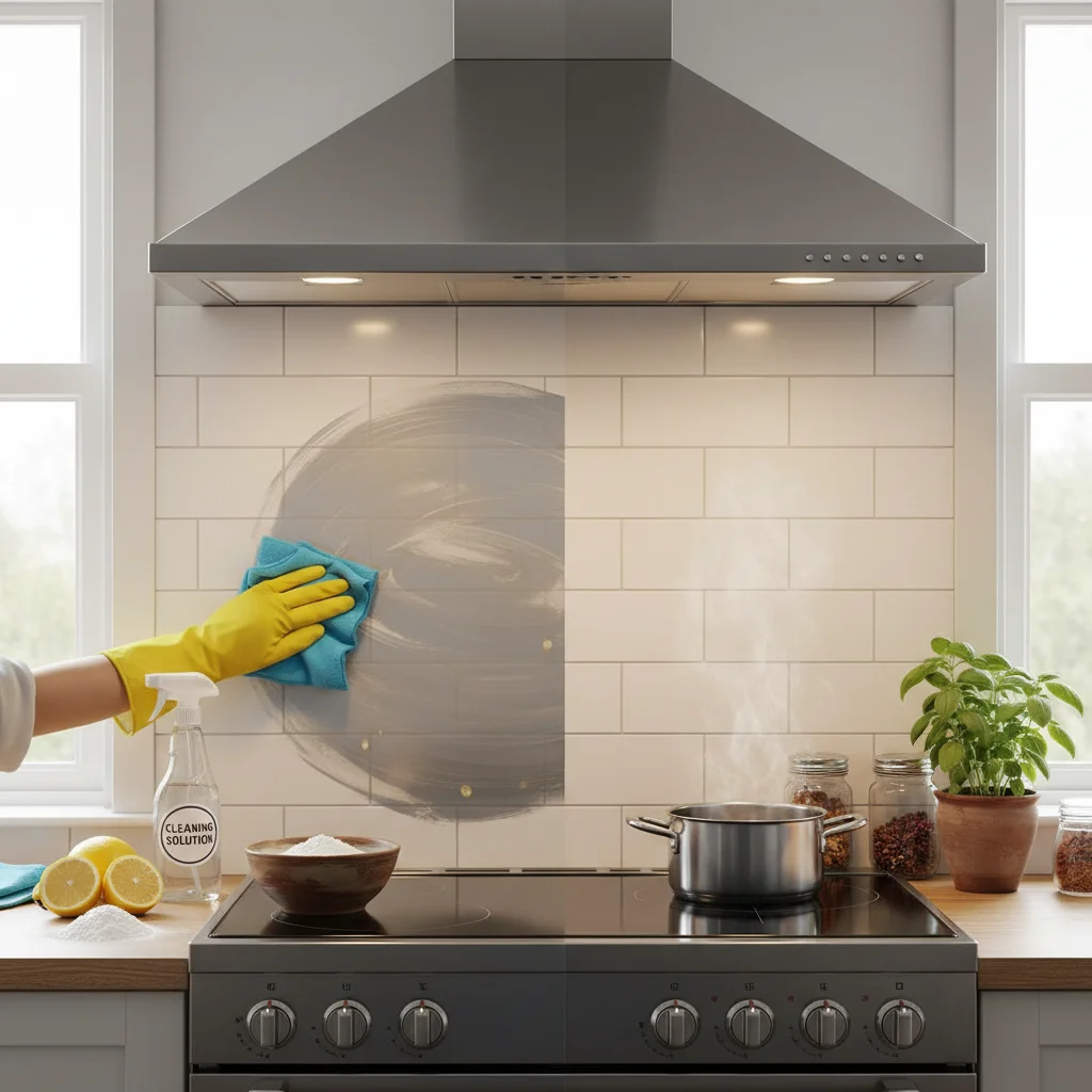 Mutfak Davlumbazındaki Yağ Lekeleri Nasıl Temizlenir? Pratik